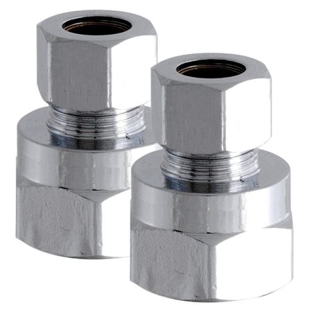3/8 In. Comp X 3/8 In. Fip Straight Compression Female Adapter Low Lead